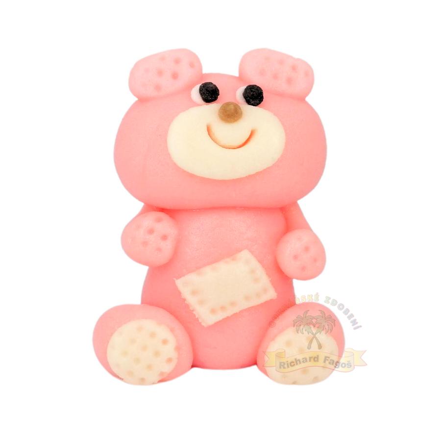 Figurka 3D 60g medvídek růžový